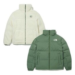 The North Face: Зелёная куртка 