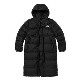 The North Face: Чёрная куртка  Nuptse