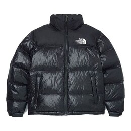 The North Face: Чёрная куртка  Nuptse