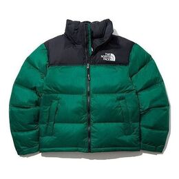 The North Face: Зелёная куртка  Nuptse
