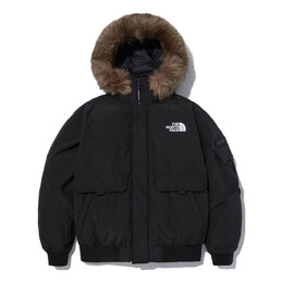 The North Face: Чёрная куртка  Logo
