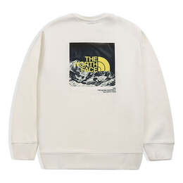 The North Face: Белый свитер  Logo