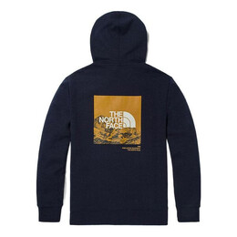 The North Face: Синяя толстовка  Logo