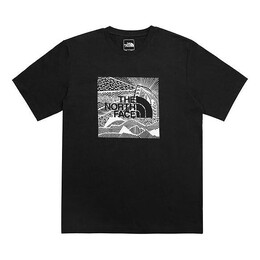 The North Face: Чёрная футболка  Red Box
