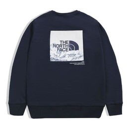 The North Face: Синий свитер  Logo
