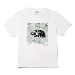 The North Face: Белая футболка  Logo