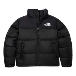 The North Face: Чёрная куртка  Nuptse