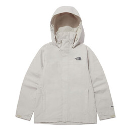 The North Face: Белая куртка  Logo