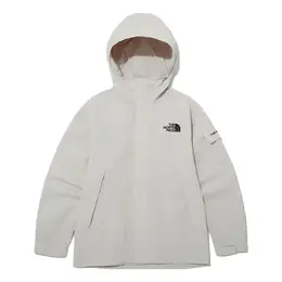 The North Face: Бежевая куртка  Mountain