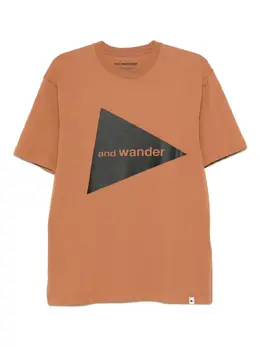 and Wander: Футболка с принтом 