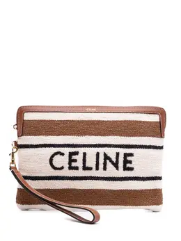 Céline Pre-Owned: Коричневый клатч 