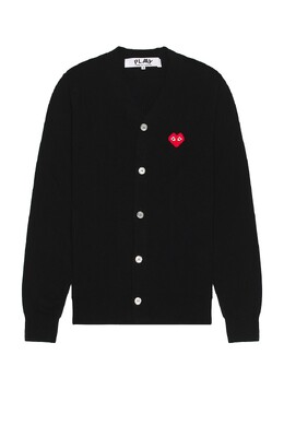 Comme des Garçons: Чёрный кардиган 