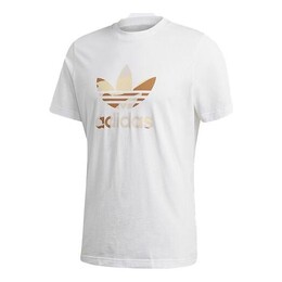 Adidas: Белая футболка  Trefoil