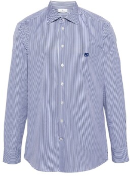 Etro: Рубашка  Pegaso в полоску