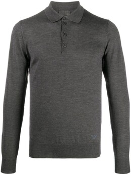 Emporio Armani: Свитер с воротником 