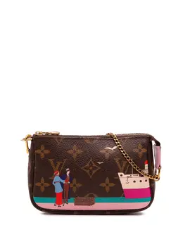 Louis Vuitton Pre-Owned: Коричневая сумка 