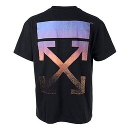 Off-White: Чёрная футболка  Degradé Arrows