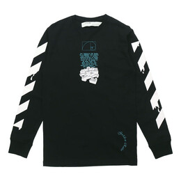 Off-White: Футболка  Arrows с длинным рукавом