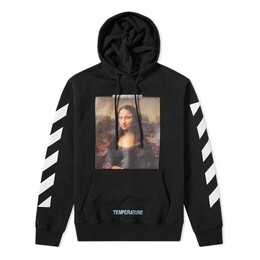 Off-White: Чёрная толстовка  Mona Lisa