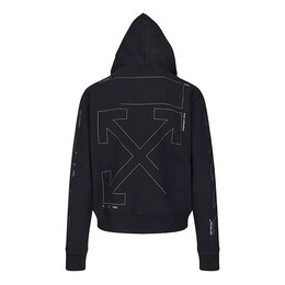 Off-White: Чёрная толстовка 
