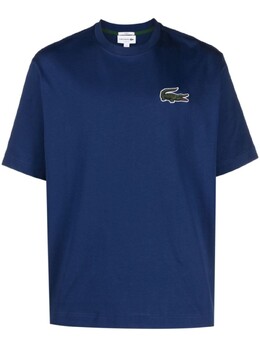 Lacoste: Синяя футболка 