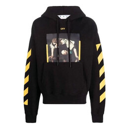 Off-White: Толстовка  Caravaggio с принтом