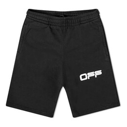 Off-White: Шорты с принтом 