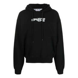 Off-White: Чёрная толстовка 