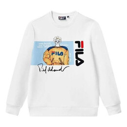 Fila: Белый свитер 