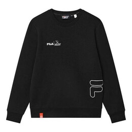 Fila: Чёрный свитер 