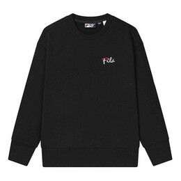Fila: Чёрный свитер 