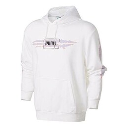 PUMA: Белая толстовка 