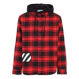 Off-White: Красная рубашка 