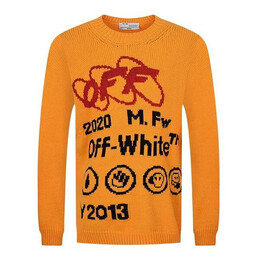 Off-White: Трикотажный свитер  Industrial