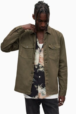 Allsaints: Зелёная рубашка  All Saints