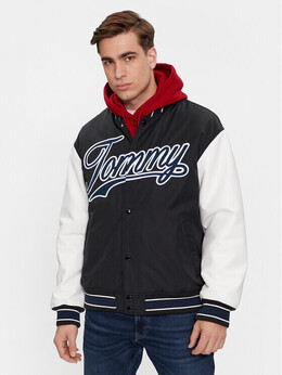 Tommy Jeans: Чёрная куртка 