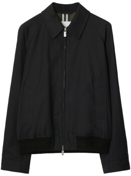 Burberry: Чёрная куртка  Harrington