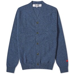 Comme Des Garçons Play: Тёмный кардиган  Heart