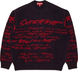 Supreme: Синий свитер  Futura