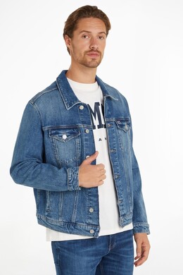 Tommy Jeans: Синяя куртка  Ryan