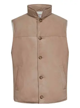 Brunello Cucinelli: Бежевый жилет 