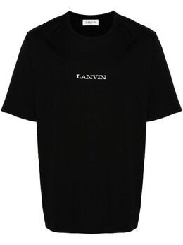 Lanvin: Чёрная футболка 