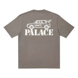 Palace: Коричневая футболка 