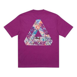Palace: Фиолетовая футболка 