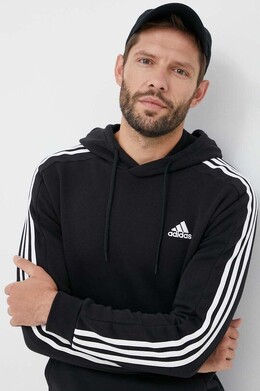 Adidas: Чёрная толстовка 