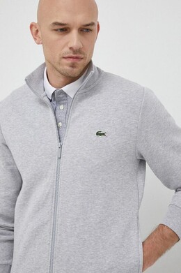 Lacoste: Серая толстовка 