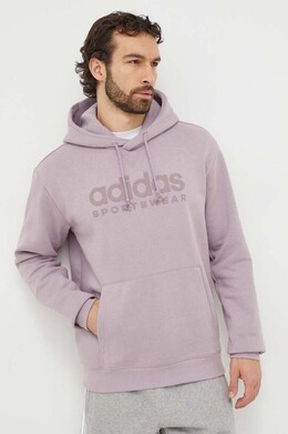 Adidas: Фиолетовая толстовка 