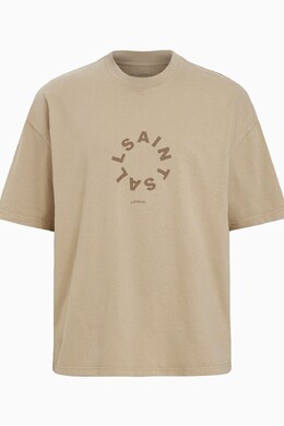 Allsaints: Футболка  All Saints с коротким рукавом
