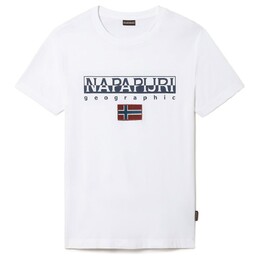 Napapijri: Белая футболка 
