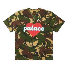 Palace: Зелёная футболка 